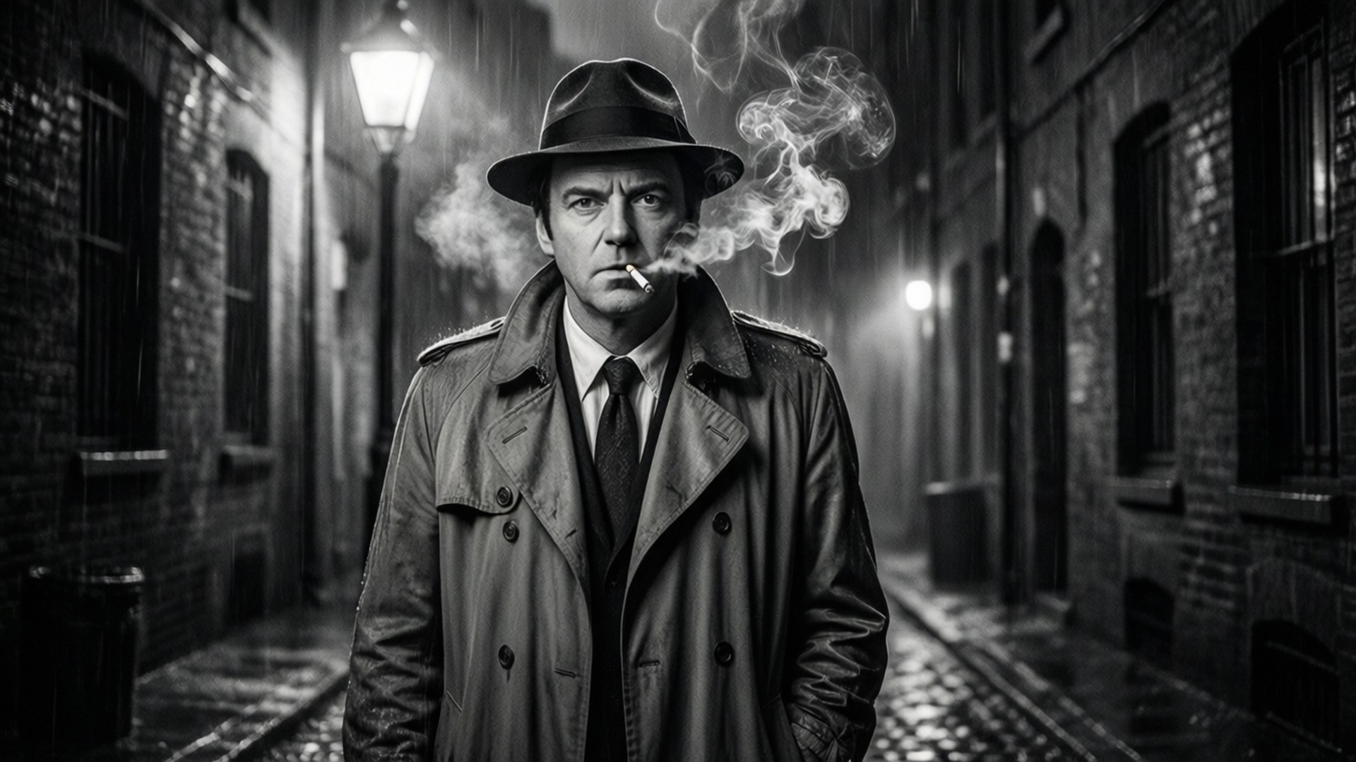 Noir Smirk by Wallpapers.art Studio