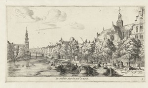 Noordermarkt met de Noorderkerk