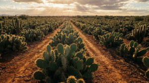Nopal Farm Golden Hour