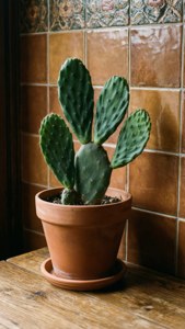 Nopal in Terracotta Pot