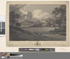 North East View of Dunster Castle, Somersetshire