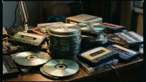 Nostalgic Media Pile