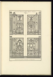 Nouveaux desseins de Grilles d’Eglise à hauteur d’appuy