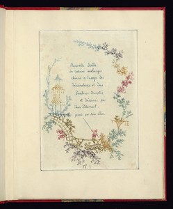 Nouvelle suite de cahiers arabesques chinois a l'usage des dessinateurs et des peintres, no. 1
