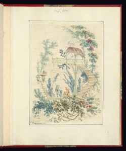 Nouvelle suite de cahiers arabesques chinois a l'usage des dessinateurs et des peintres, no.1
