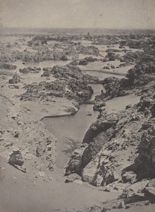 [Nubie. Vue cavalière de la seconde cataracte.]