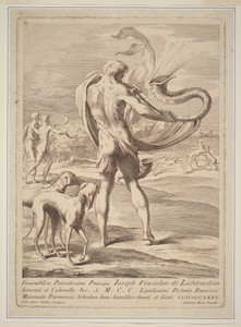Nude Man Blowing a Conch