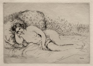 Nude Woman Reclining