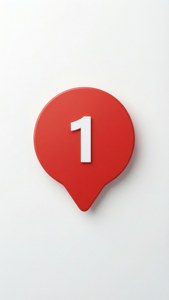 Number One Badge