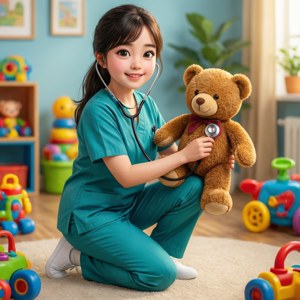 Nurse and Teddy Bear