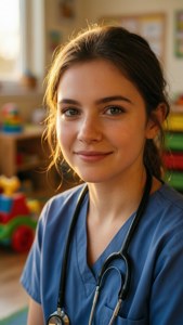 Nurse's Gentle Smile