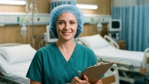 Nurse with Clipboard