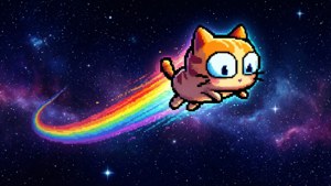 Nyan Cat Space Trail