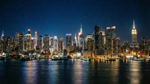 NYC Night Skyline