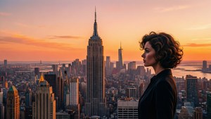 NYC Skyline at Sunset