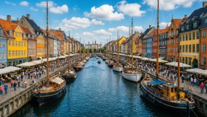 Nyhavn Harbor Aerial
