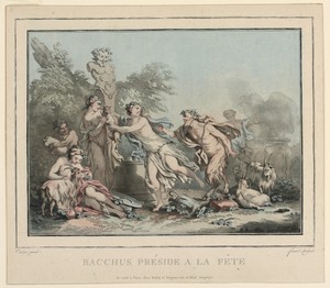 Nymphs and Satyrs Before a Herm