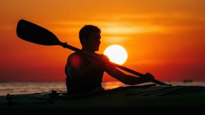 Oar at Sunrise