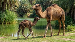 Oasis Mother and Calf