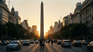 Obelisco Golden Hour