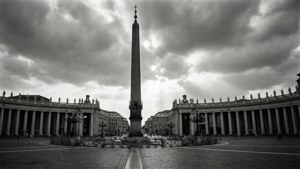 Obelisk in Monochrome