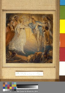 Oberon and Titania from "A Midsummer Night's Dream," Act IV, Scene i