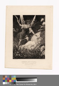 Oberon and Titania - "Midsummer Night's Dream", Act II, Scene III