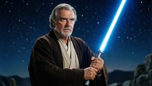 Obi-Wan with Lightsaber