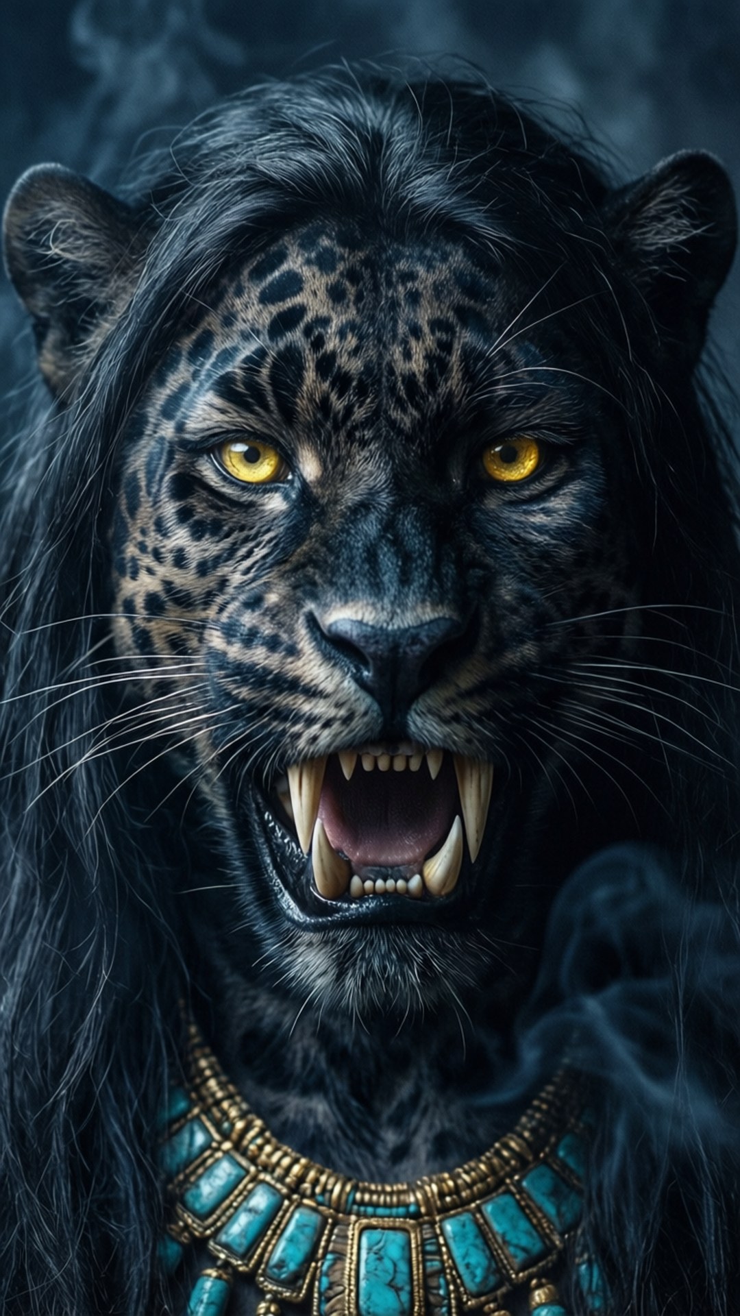Obsidian Predator by Wallpapers.art Studio