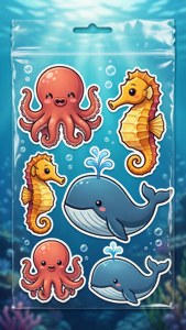 Ocean Animal Stickers