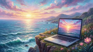 Ocean Cliff Desktop