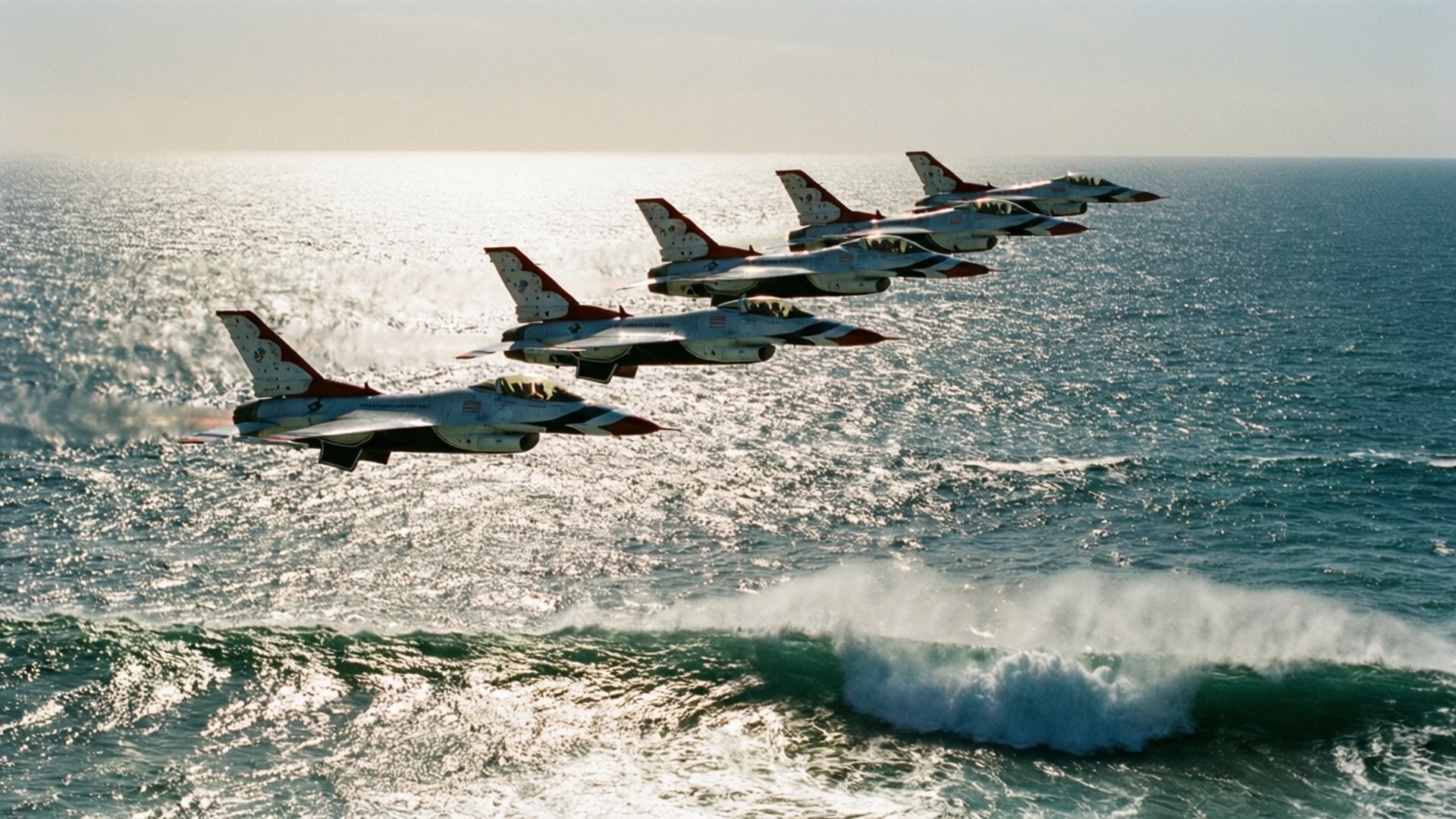 Ocean Line Abreast by Wallpapers.art Studio