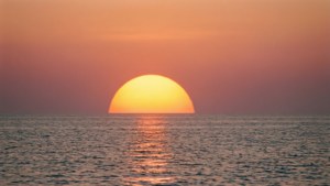 Ocean Sunrise Half Sun