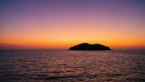 Ocean Sunset Island