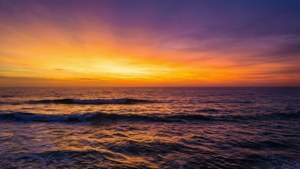 Ocean Sunset Ombre