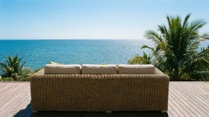 Ocean View Wicker Sofa