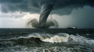 Ocean Waterspout Tornado