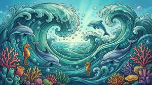 Ocean Wave Doodle