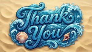 Ocean Wave Thank You