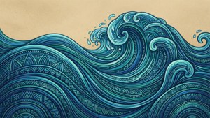 Ocean Wave Tribal