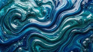 Oceanic Resin Swirls