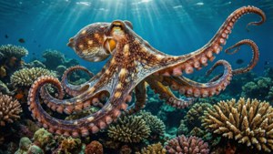 Octopus Underwater Reef