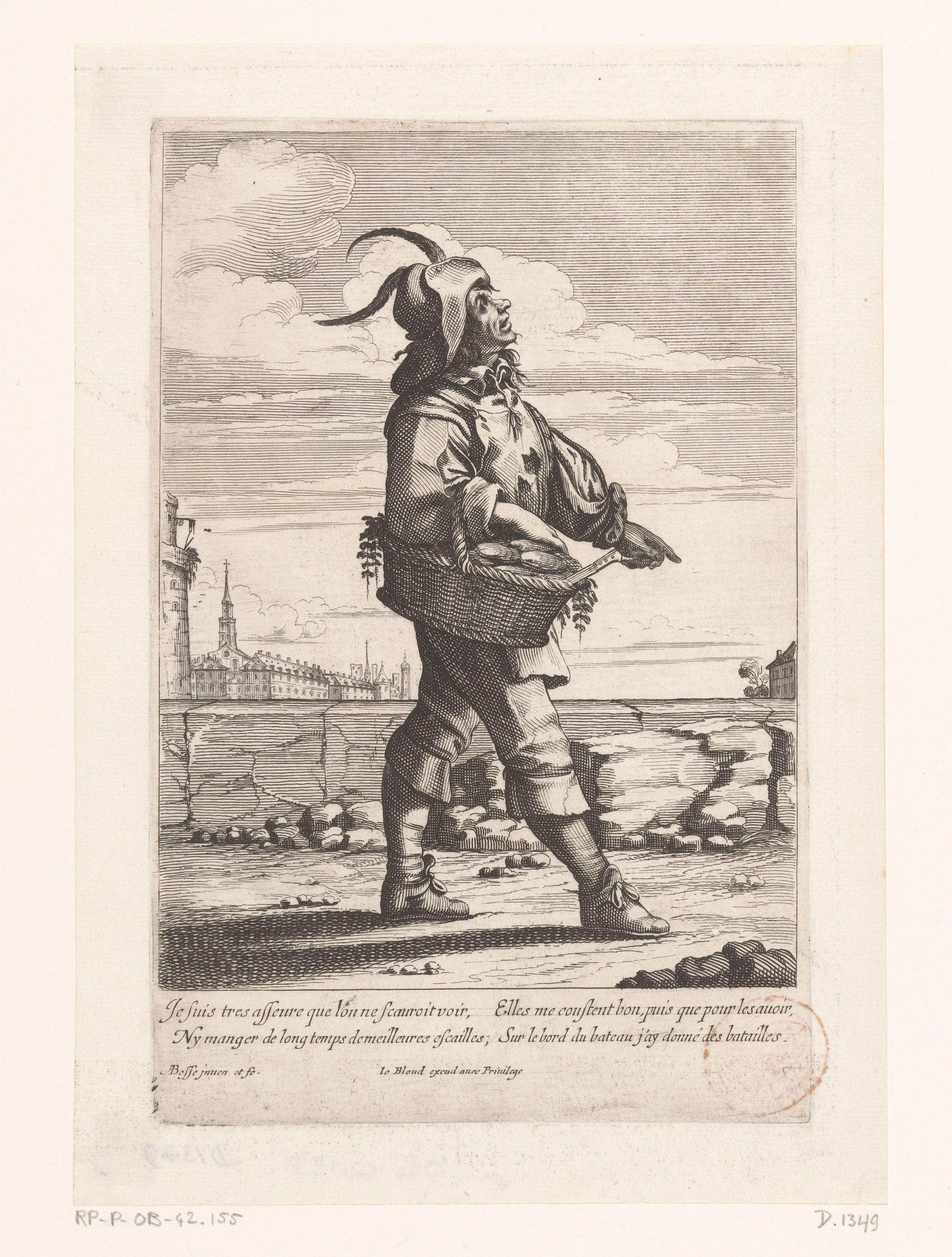 Oesterverkoper by Abraham Bosse
