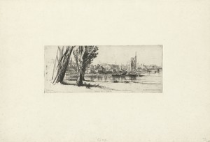 Oever van de Theems bij Fulham