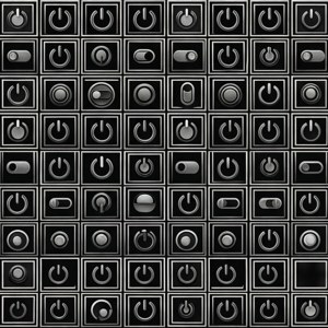Off Icon Grid Pattern
