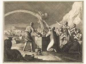 Offer van Noach na de zondvloed