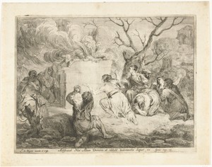 Offer van Noach na de zondvloed