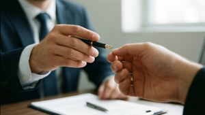 Offering a Pen