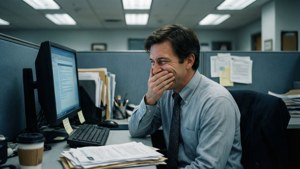 Office Laugh Struggle