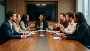 Office Meeting Discussion